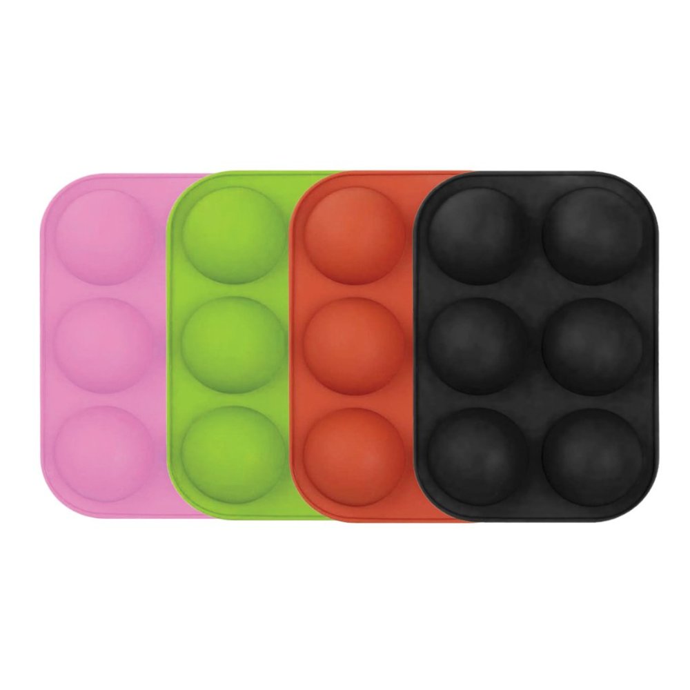 2/$12 💥 NEW 2" Round Silicone Sphere Baking Molds Set of 4 (847)